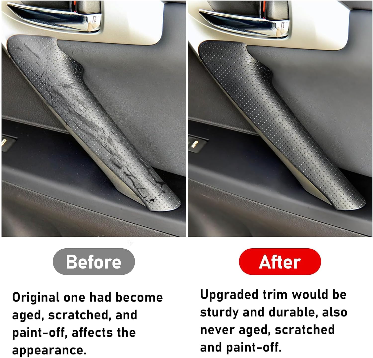 TTCR-II Compatible with Lexus CT 200H Door Handle Front Right Side 2011-2018, 1 PC for Lexus CT 200H Front Passenger Side Interior Pull Handle Grip Trim, Inner Right Door Pull Strap Grip 7464576030C0