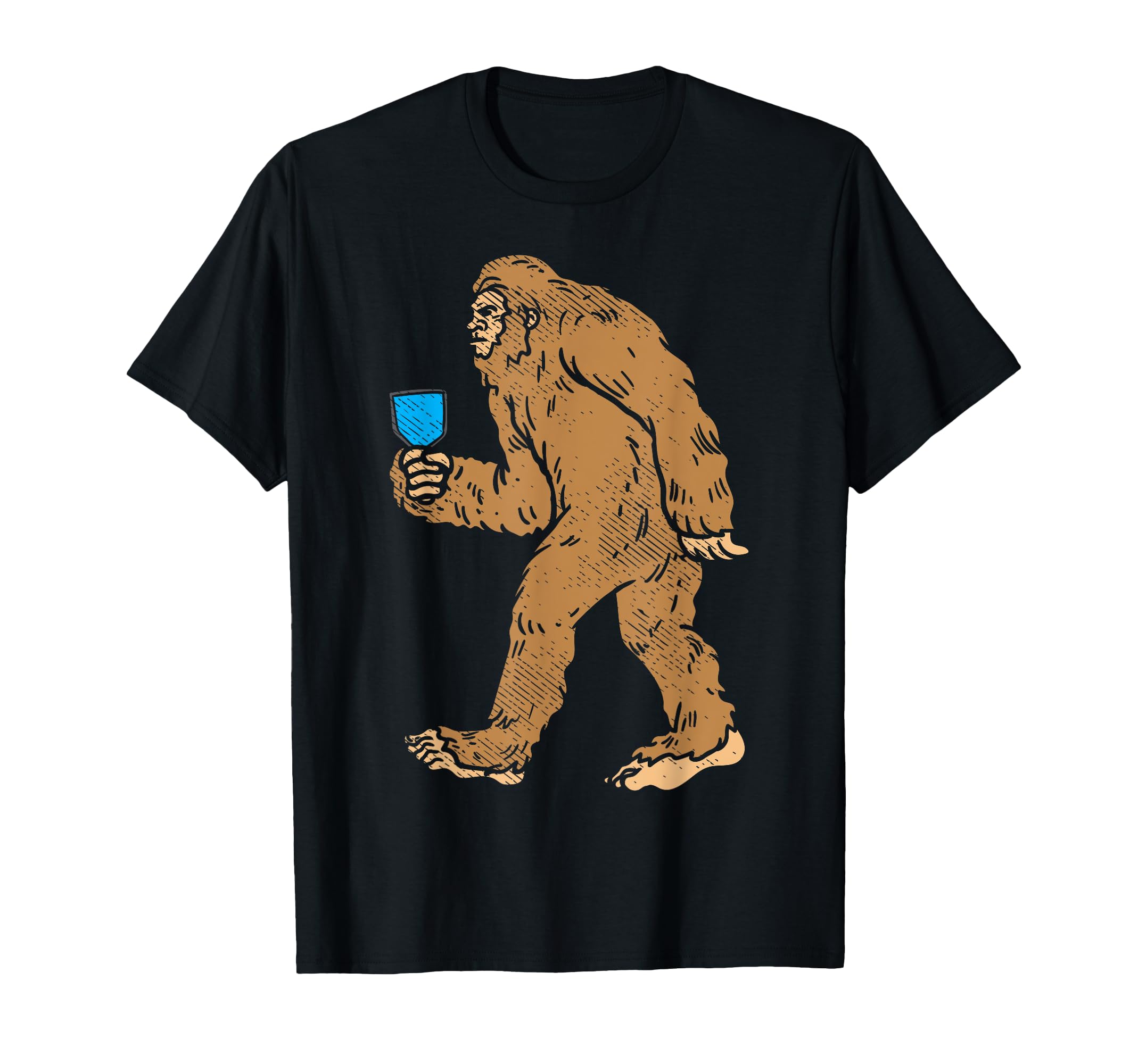 Bigfoot Sasquatch Pickleball Paddle Pickle Ball Player Gift T-Shirt