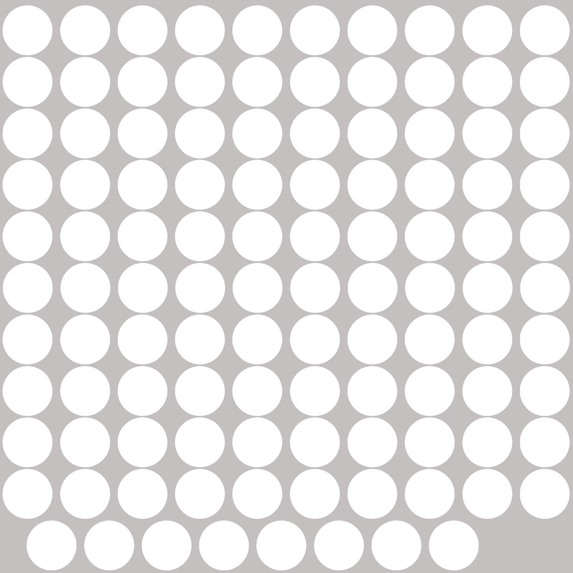 PREMYO Set of 108 Dot Wall Stickers Kids - Nursery Decor Easy to Apply - Decals for Bedrooms for Girls Boys White