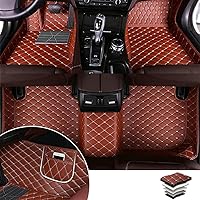 Vista 35 de TAHALI Tapetes de automóvil para todo tipo de clima, impermeables, antideslizantes, hechas a medida, para automóvil, SUV, camionetas, protegen