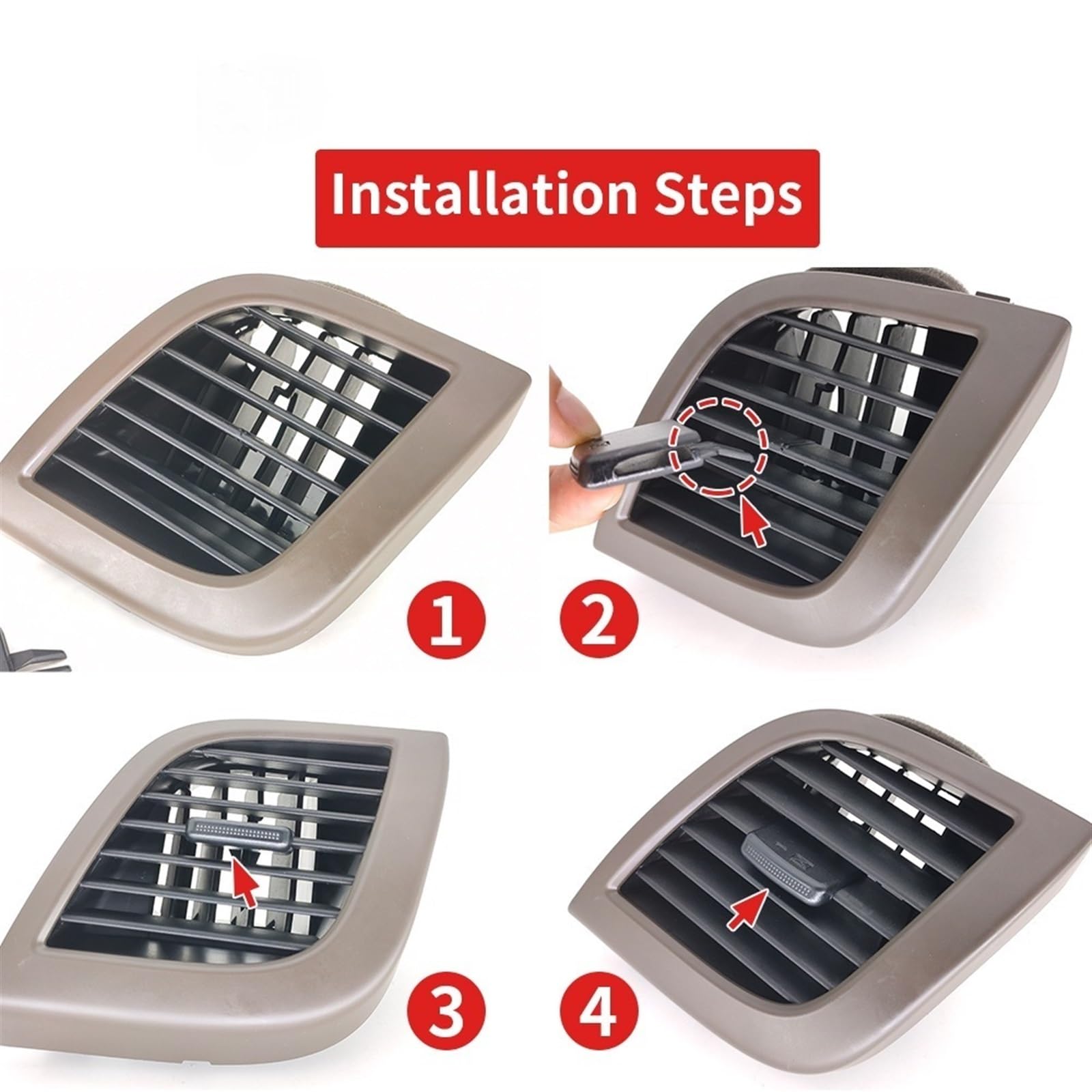 Auto A/C Air Vent Grille Tab Clip Auto Klimaanlage Outlet