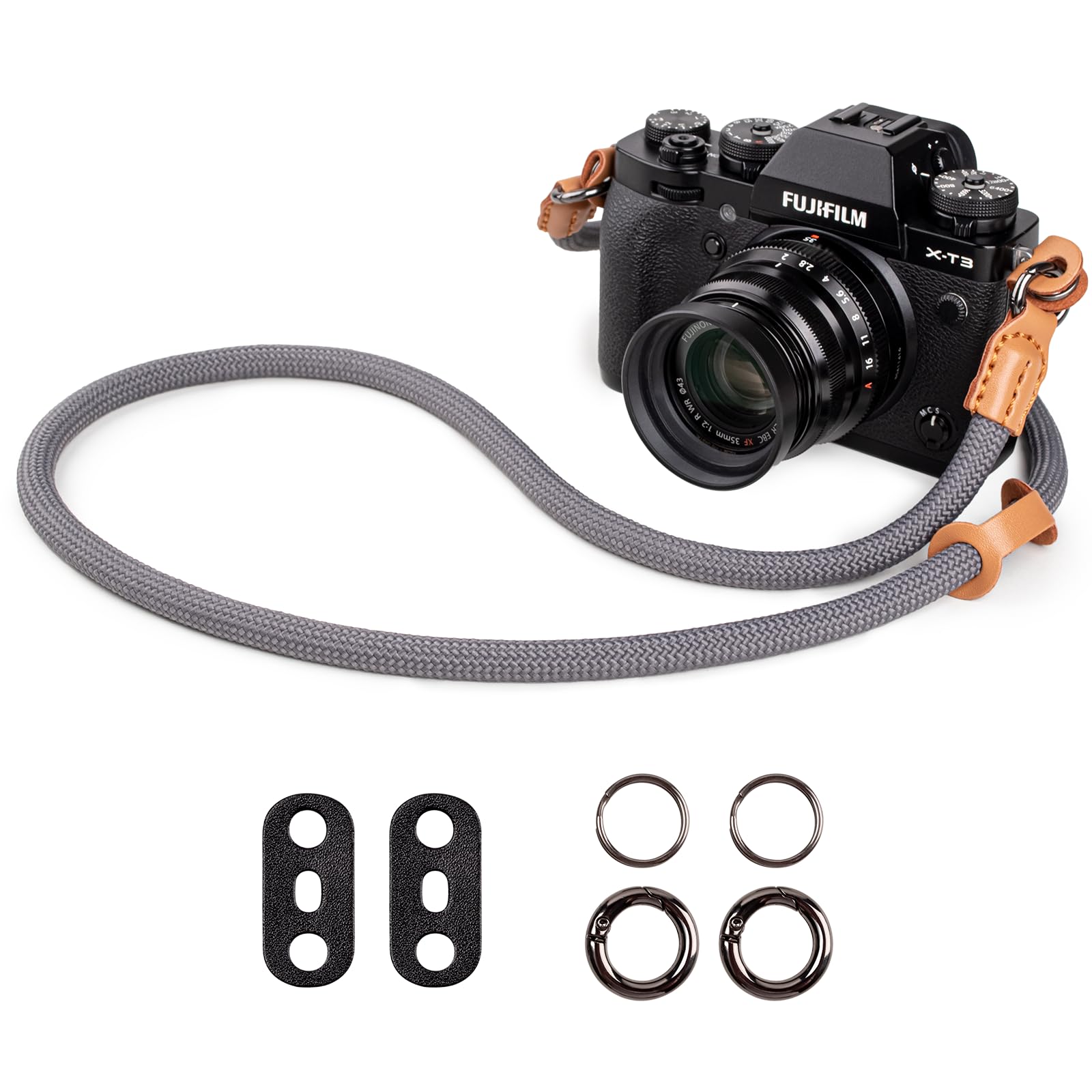 Tracolla Per Fotocamera LENS-AID Effetto Corda | 100 Cm | Universale Per DSLR E Mirrorless - Foto 7