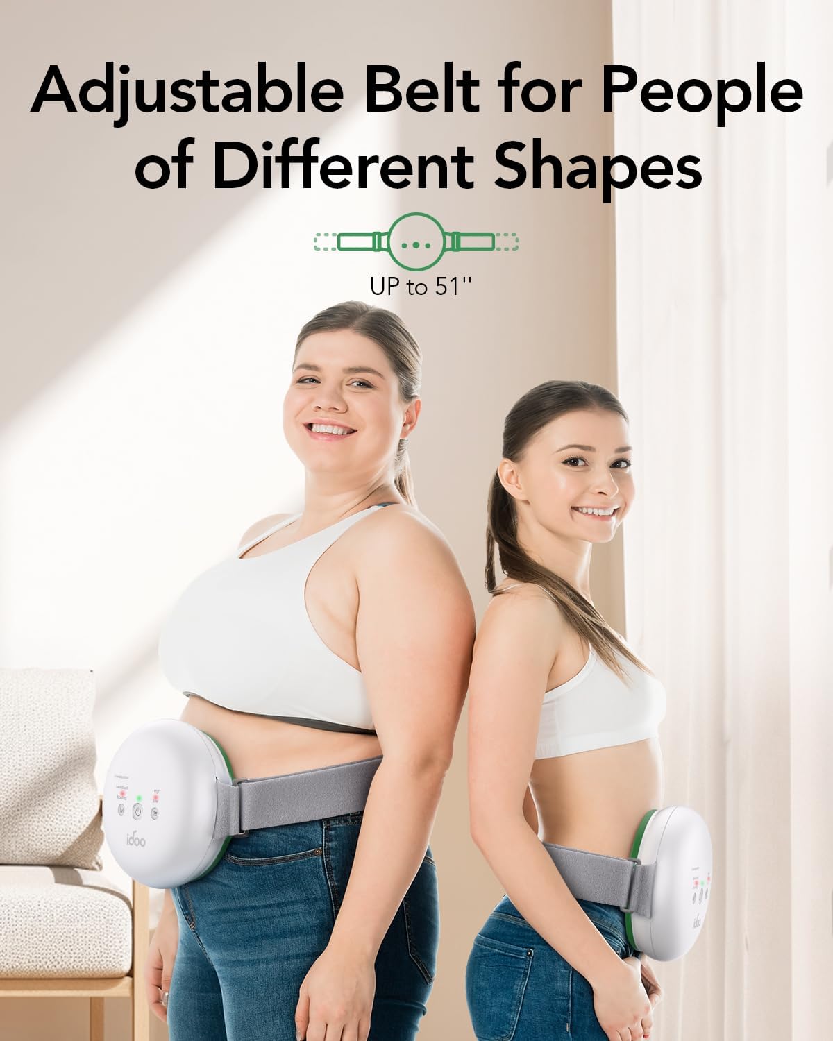 iDOO Heating Pads for Cramps & Belly Massager