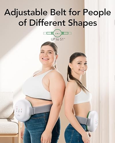 Miniatura 6 de Masajeador eléctrico elegible para la FSA HSA, masajeador abdominal iDOO con calor para aliviar la indigestión, hinchazón, estreñimiento, calambres