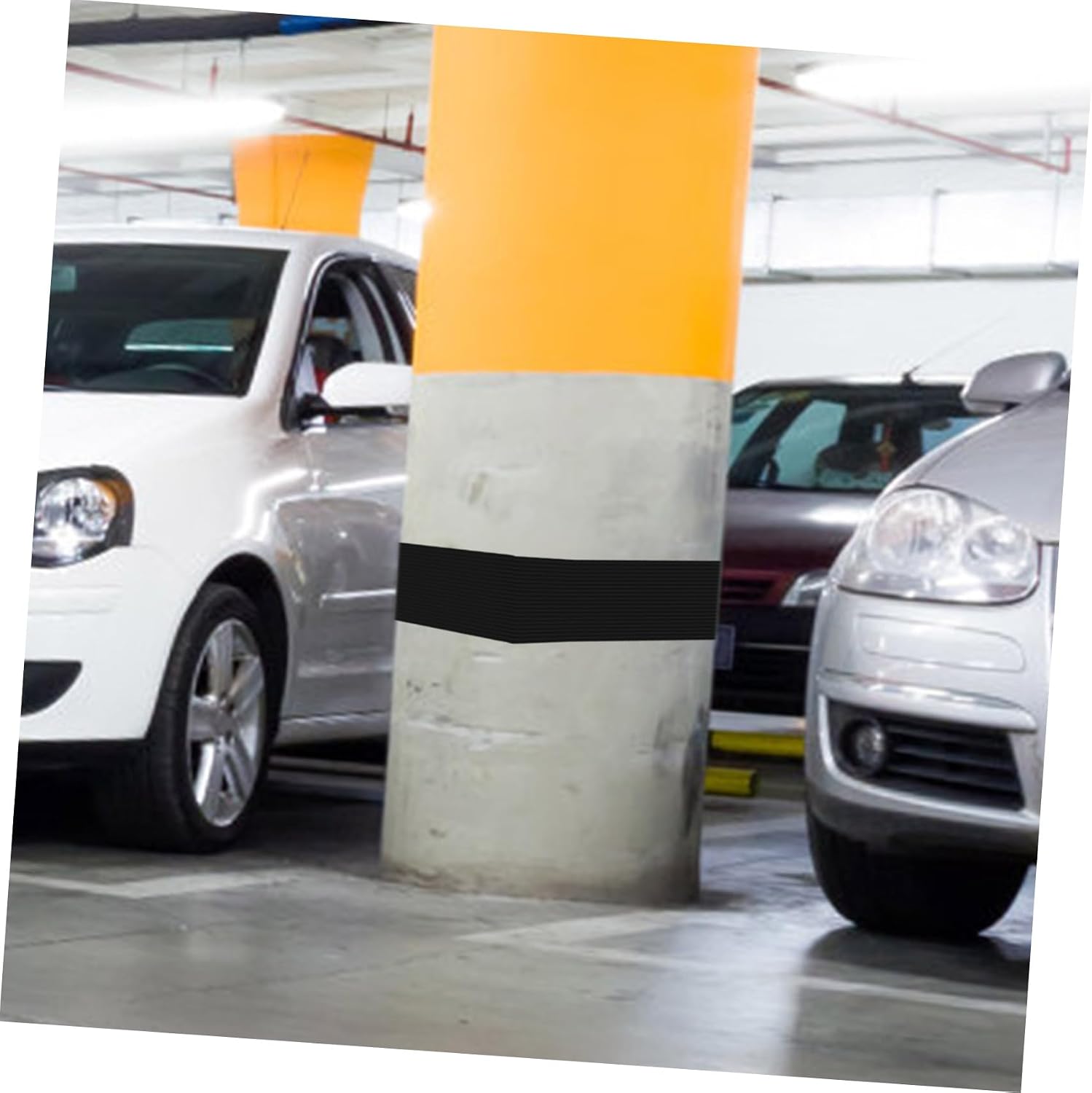 Peel and Stick Wall Corner Protector Trim Flexible Baseboard Molding for Garage Durable Rubber Wall Base Impact Absorbing Design Black Thickness