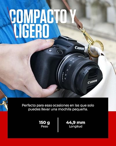 Canon Objetivo RF-S 10-18mm F4.5-6.3 IS STM - Zoom Ultra Gran Angular, Estabilizador Óptico 4 Pasos, Viajes y Arquitectura | Compatible Sistema EOS R - 6