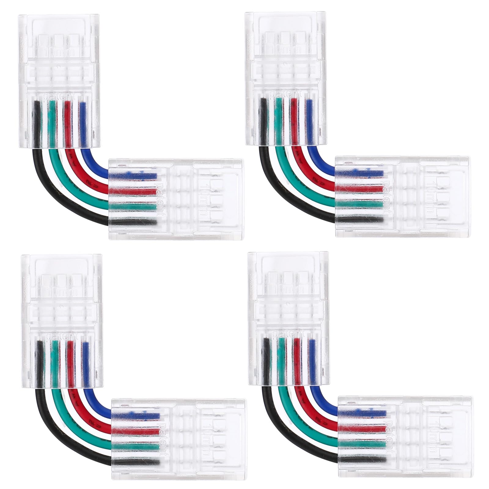 PATIKIL 4Pin RGB LED Strip Connectors