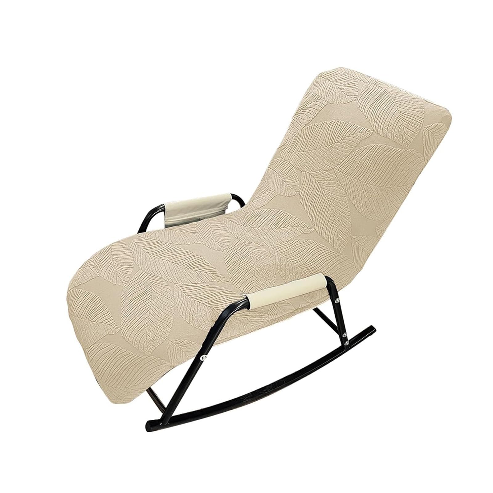 Funda para Mecedora de Exterior con Respaldo Alto Funda Sólida para Cojín de Tumbona para Muebles de Exterior Patio y Silla Funda Cubre Sillón