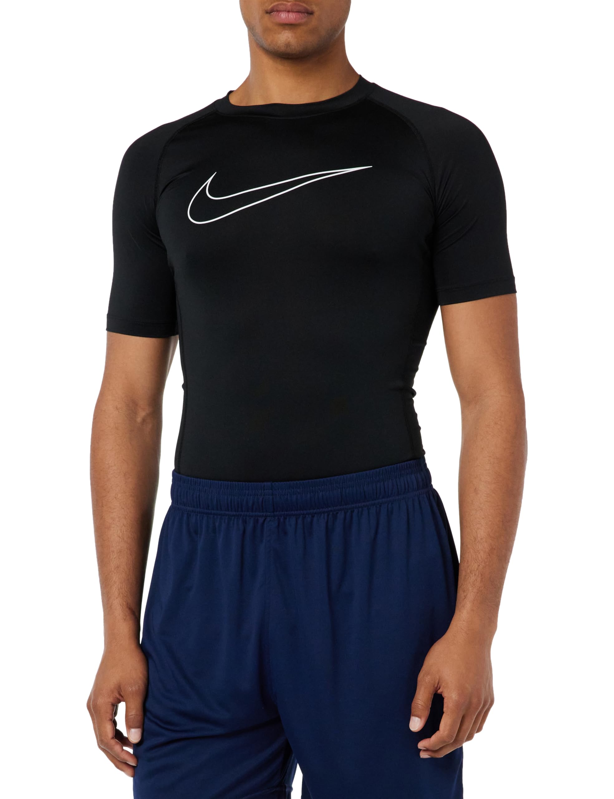 NIKE M NP DF Tight Top SS Camiseta Hombre