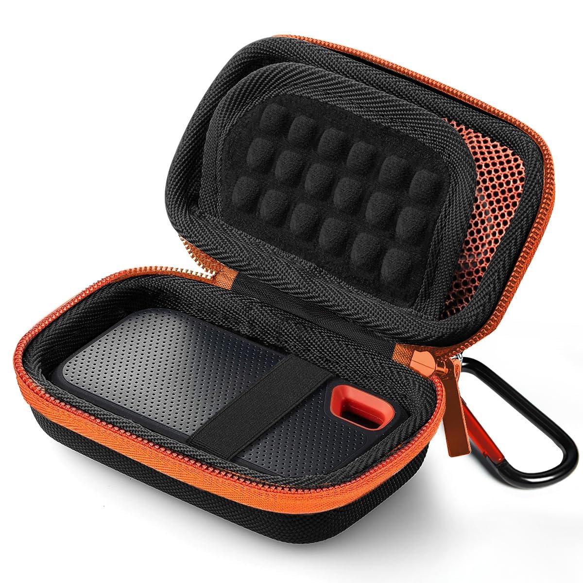 Choseal SSD Case Cover Compatible for SanDisk Extreme Pro/SanDisk Extreme Portable External 500GB-2TB, Travel Case Protective Cover Storage Bag(Not Included SSD)-image-38