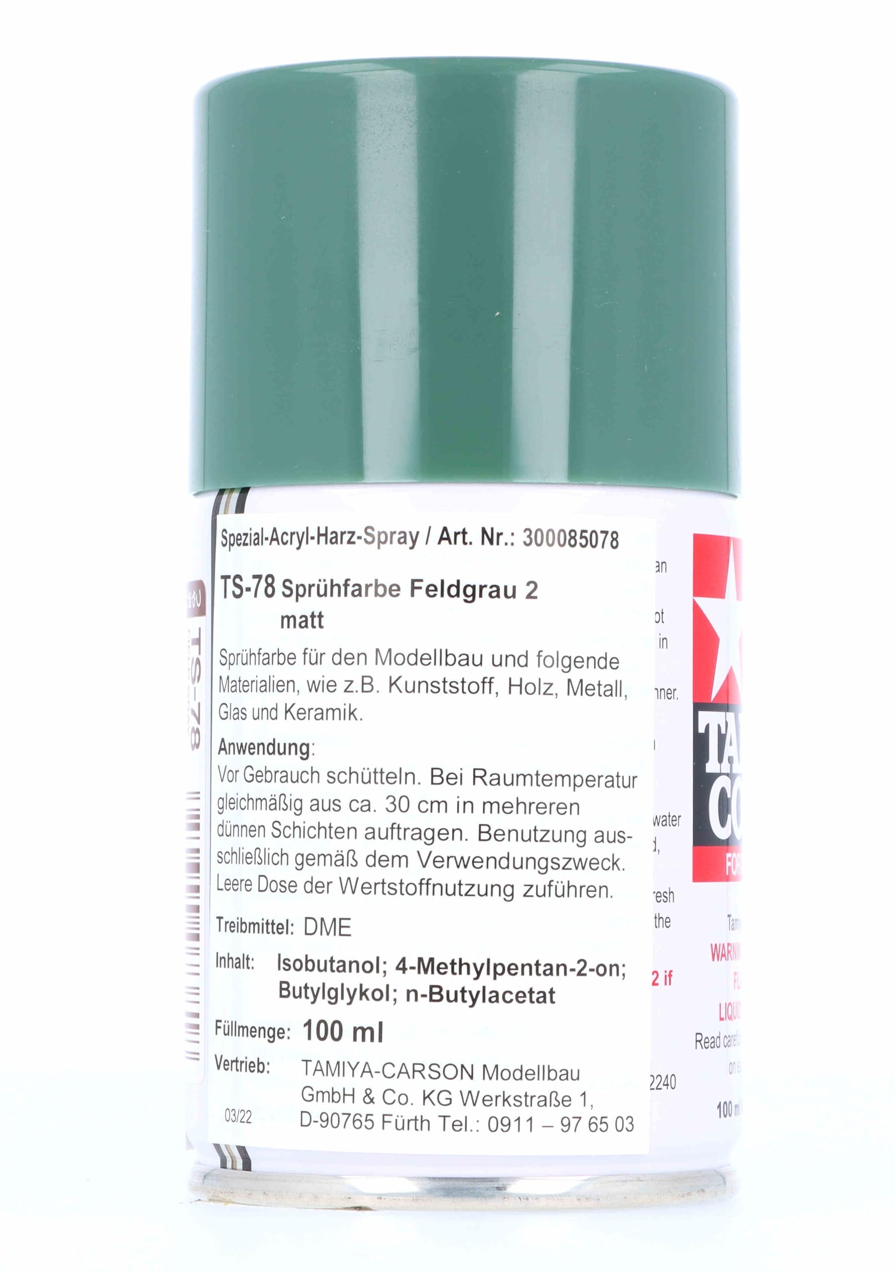 TAMIYA 85078-A00 TS-78 - Vernice spray opaca da 100 ml, per | WhichOne