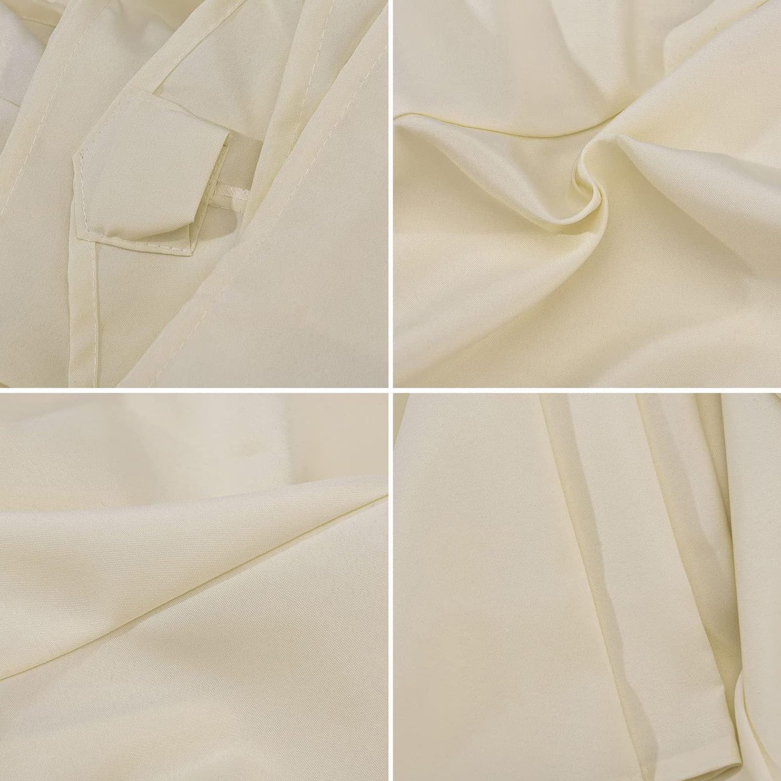 Housse de parasol cantilever de 300 cm, en polyester résistant aux UV et lavable, pour terrasse et jardin, protection extérieure résistante aux intempéries