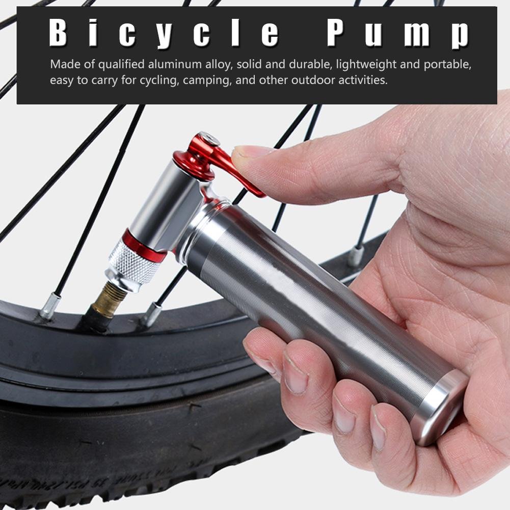 CO2 Pompe à vélo portable mini pour gonfler les pneus pour