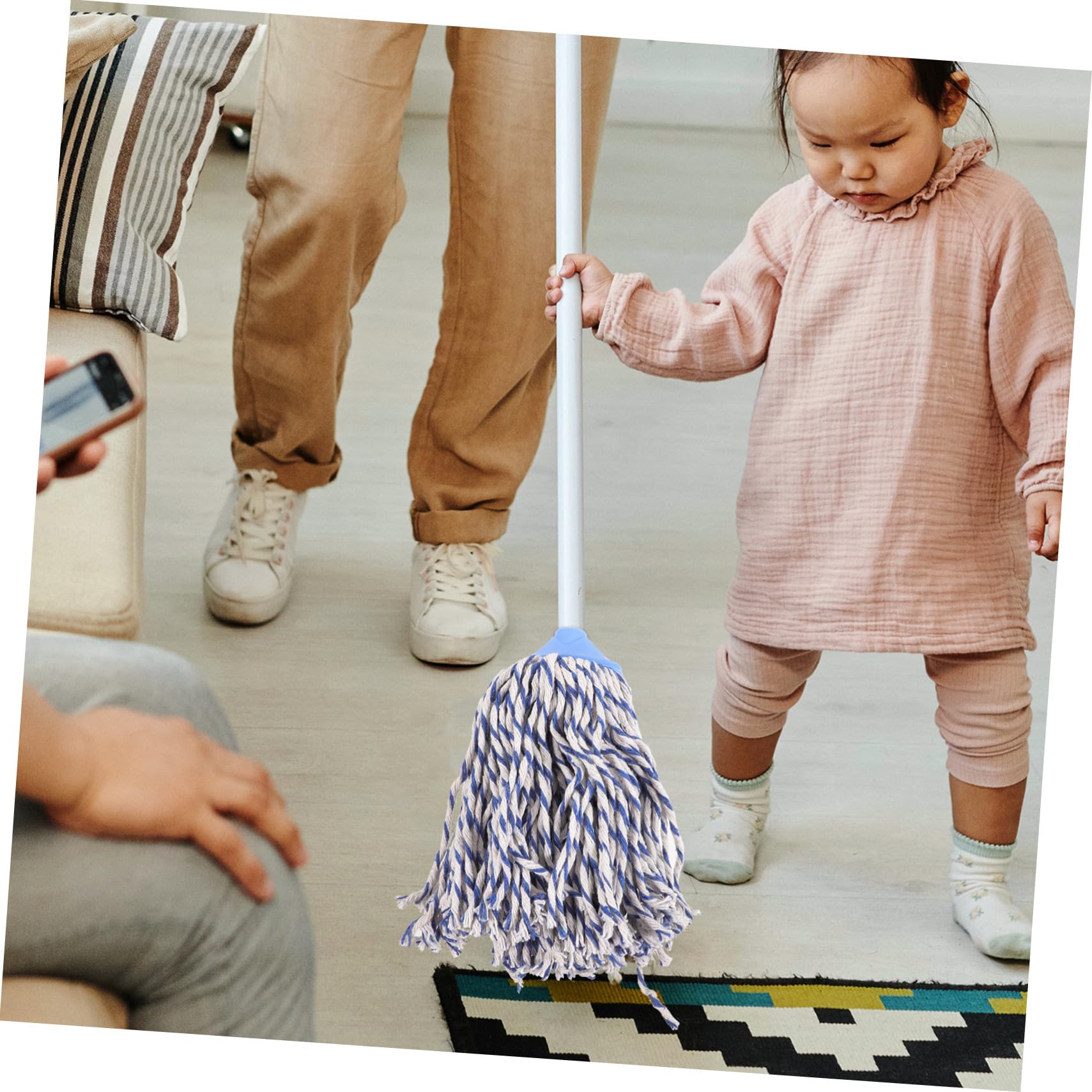 Ipetboom 4pièces Mop De Remplacement Absorbant Pour Nettoyage Domestique Accessoire Pratique Pour Serpillière Et Entretien Sols