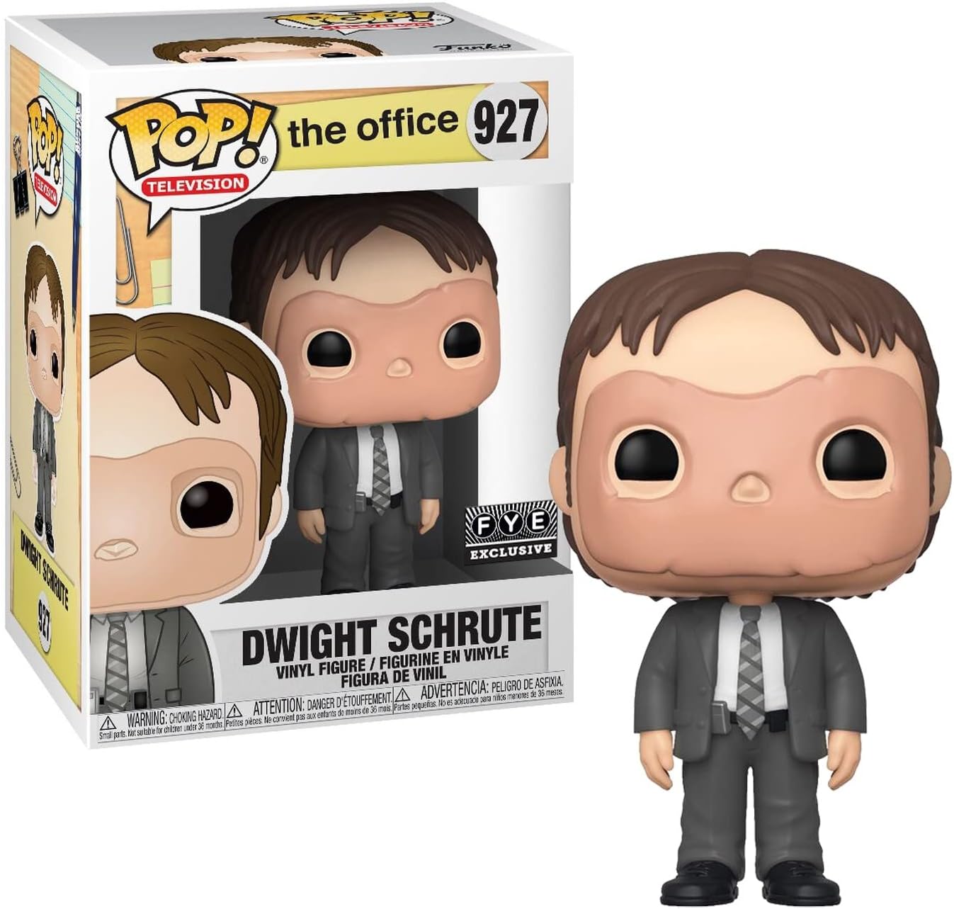 Funko POP Television -The Office Dwight Schrute (with Mask) Exclusive,3.75 inches