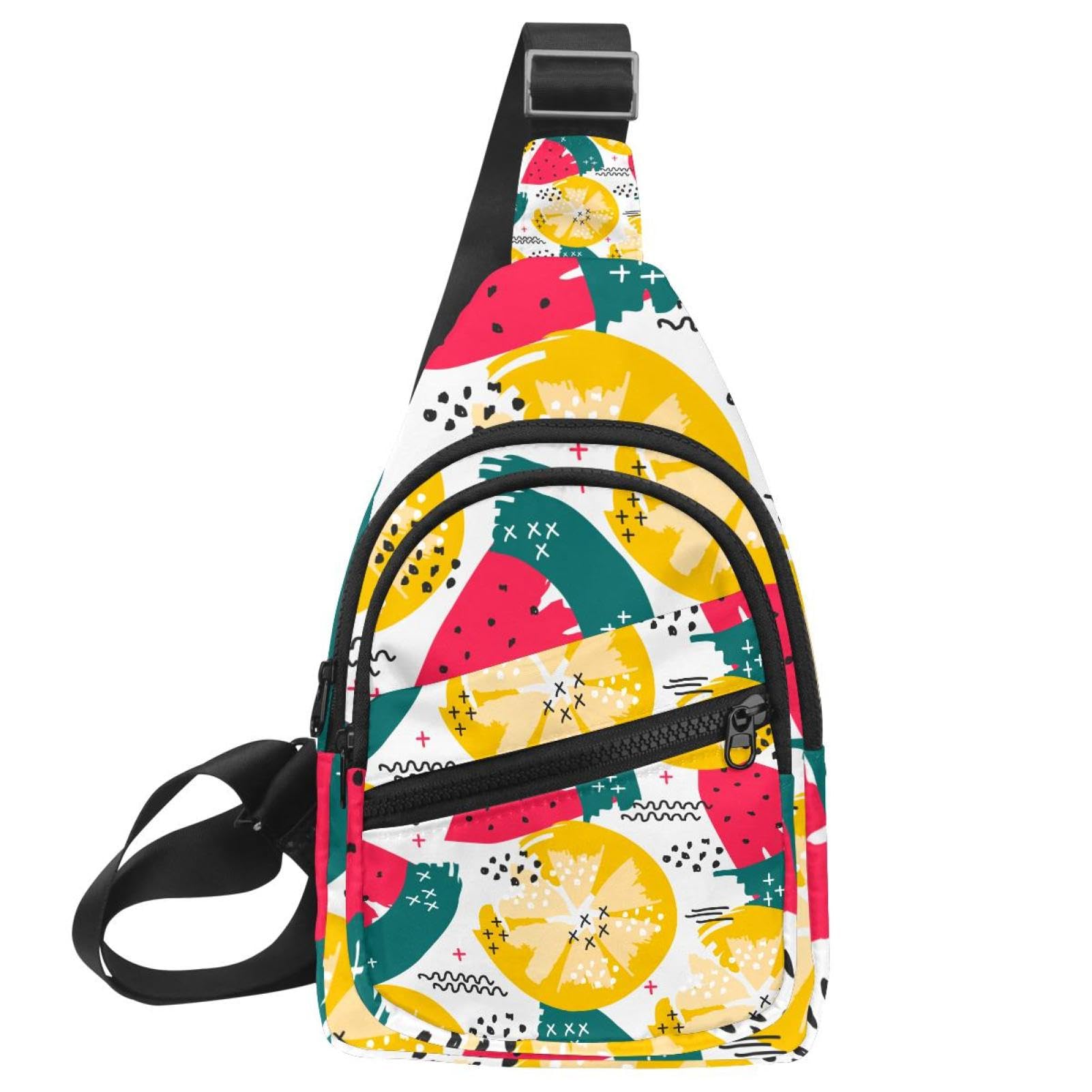 Mochila bandolera pequeña de 30x18cm para actividades al aire libre y turismo 7