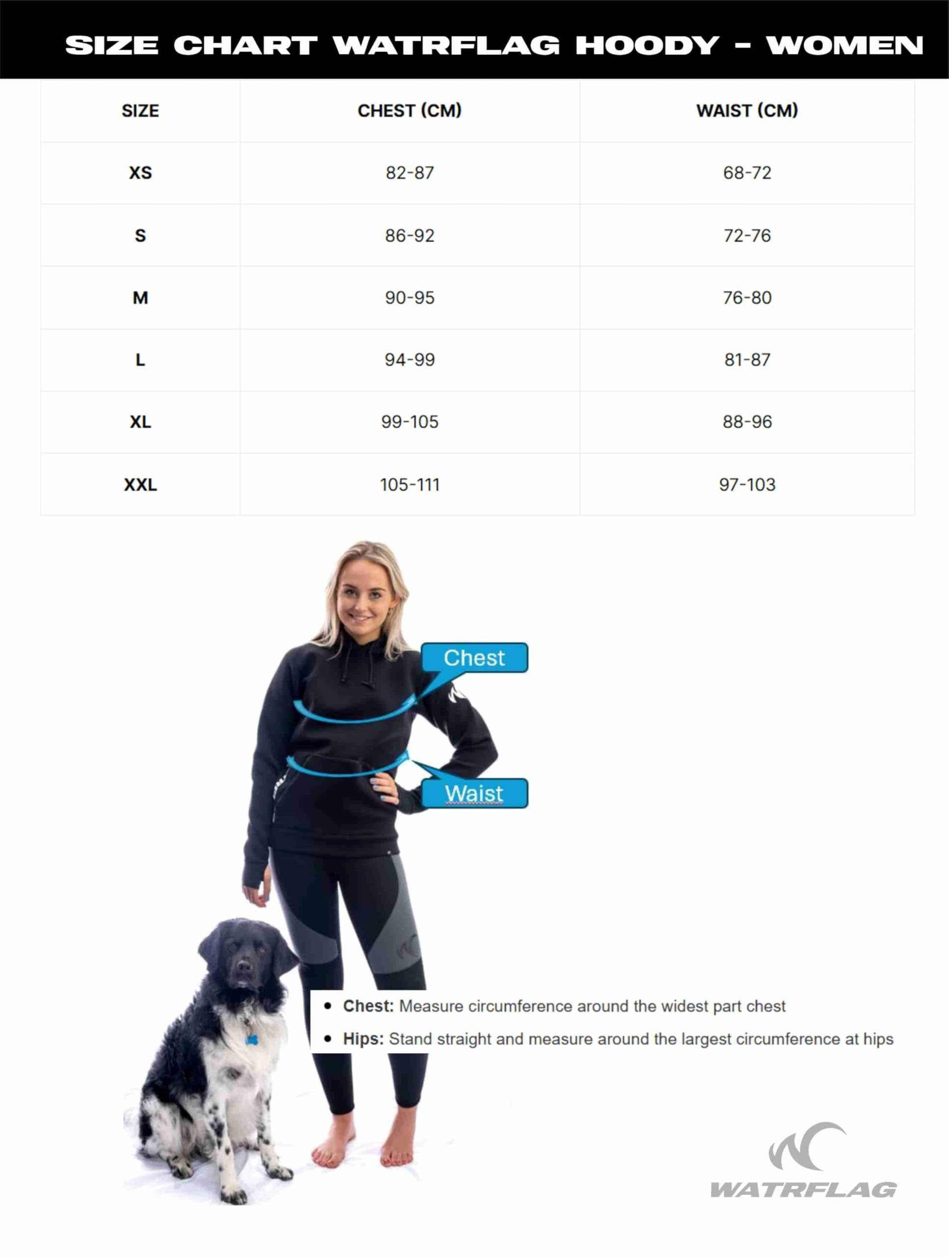 Ipanema Neopren Hoodie - Damen - Schwarz - Für Allround-Wassersport