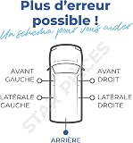 Bras essuie glace arrière compatible pour VW T5 (2003-2015) AVEC BALAI D’ESSUIE-GLACE ARRIÈRE. 7E0955707 | 7H0955707A - 2