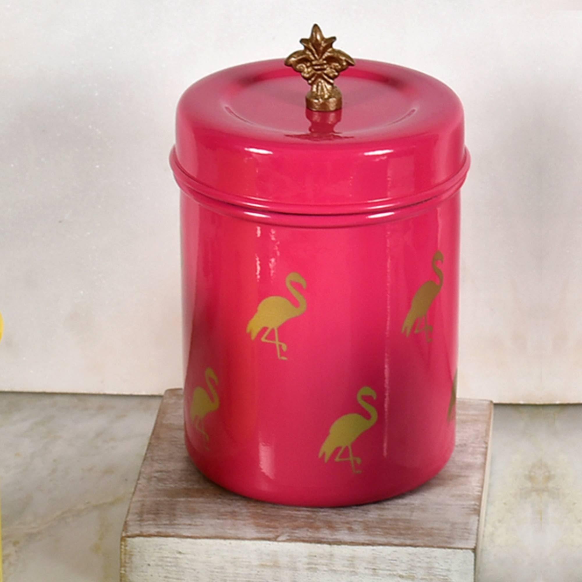 Elan Flamingo Stainless Steel Canister - 800ml -1