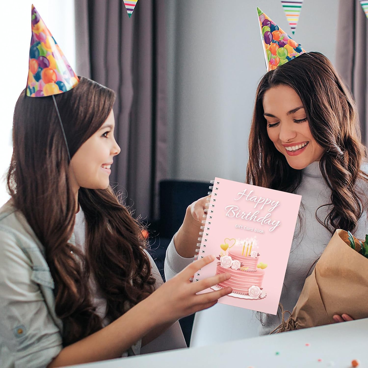 gisgfim Birthday Gift Card Book Booklet Greeting Cards Booklet Keeper Organizer Books Birthday Keepsake for Adults College Student Women Teens Kids Personalized Present Books Gift Supplies 5x7 Inches image 5