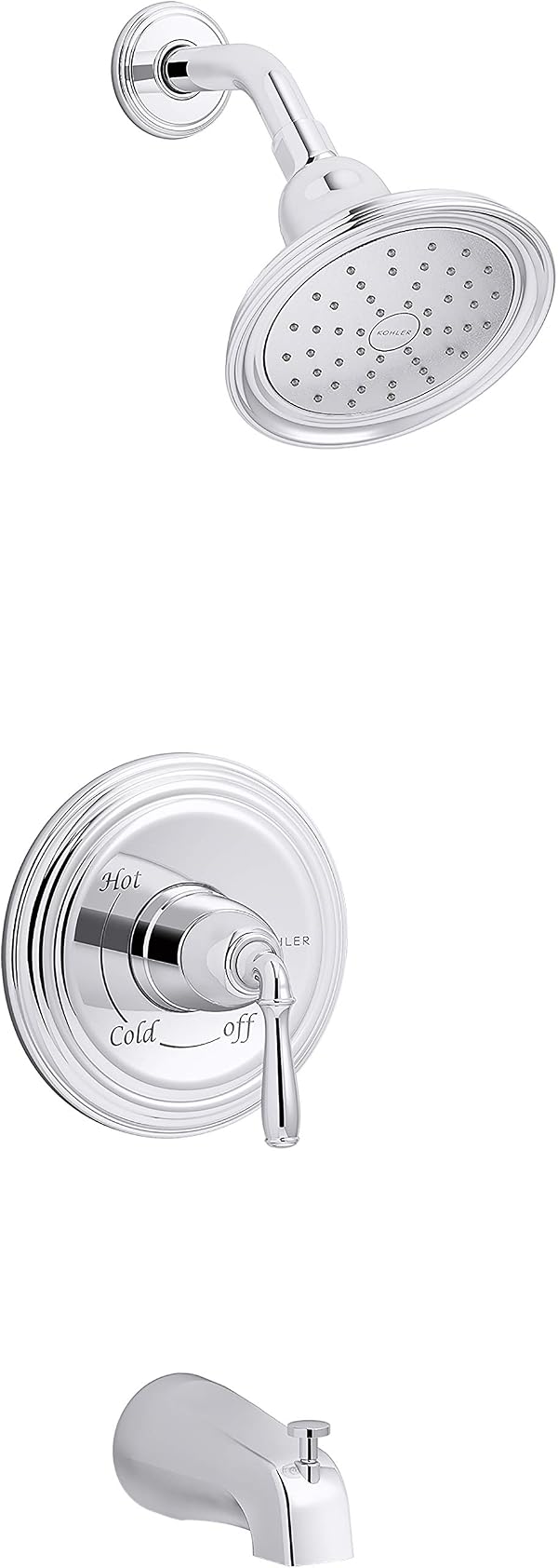 KOHLER Devonshire Rite-temp Bath and Shower Trim with Npt Spout and 1.75 Gpm Showerhead by Kohler - Used condition - US$74.95
