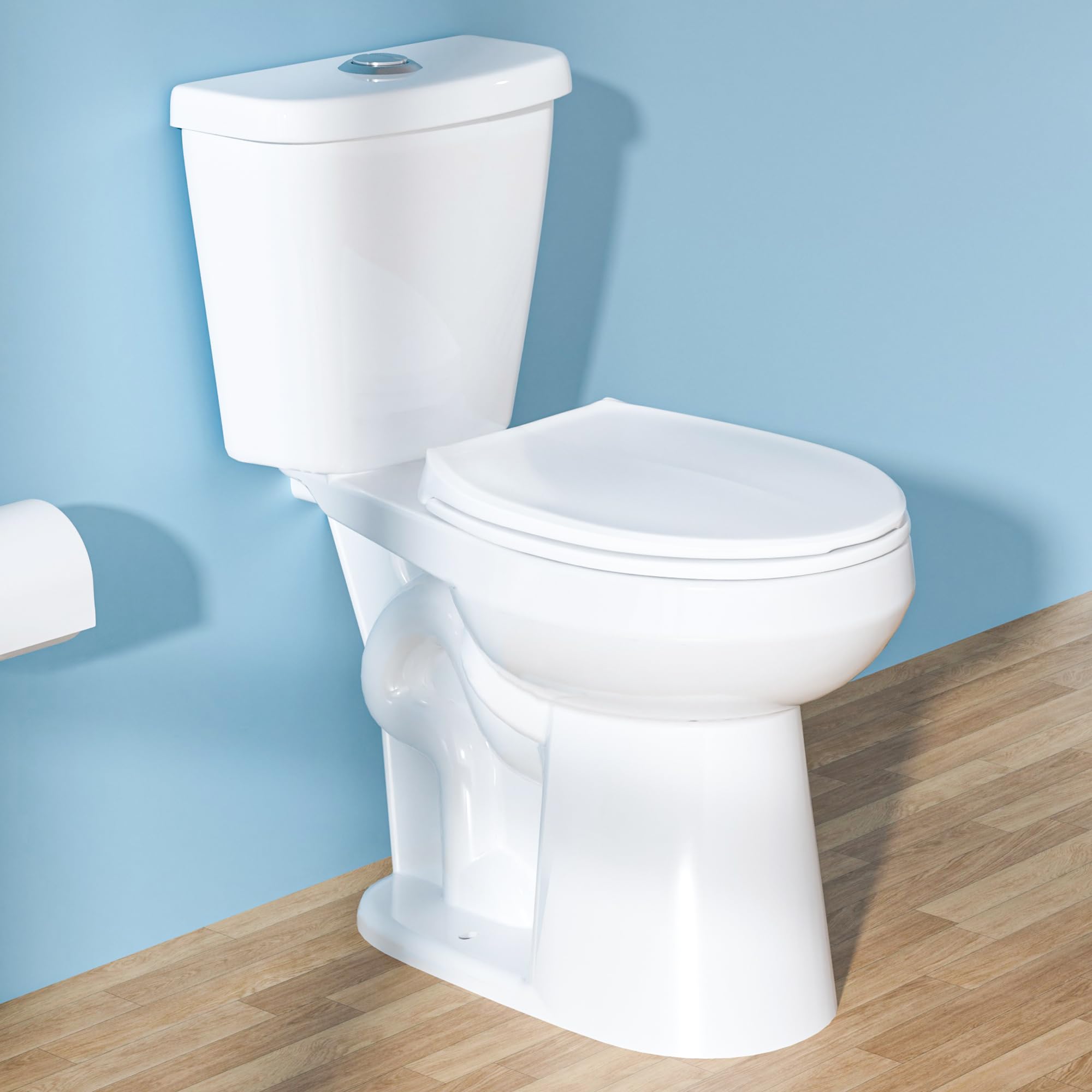 HOMLYLINK 19-Inch ADA Tall Toilet