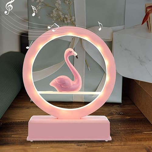 Miniatura 2 de 1 Pc Flamingo Luz de Noche Decoración Del Coche Luz De Mesa Linda Luz De Noche Bebé Flamenco Lámpara Regalo Lampara De Luz Práctica Niño Efecto