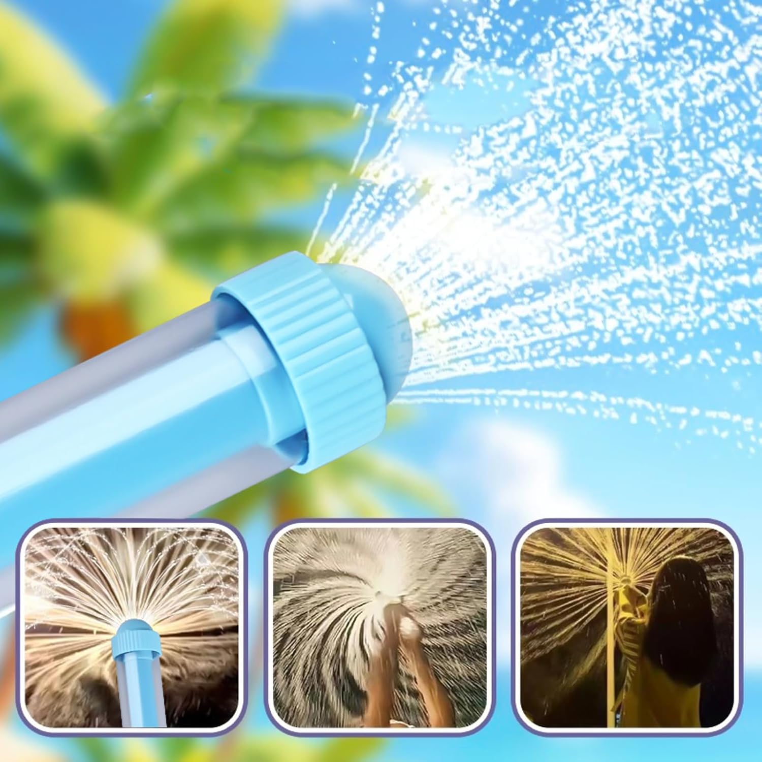 6Packs Creativity Fireworks Water Gun, Sprays Water Like Fireworks, Squirt Gun for Kids, Bulk Samll Water Blaster Summer Pool, Backyard, Birthday Party Outdoor Game Toys - Image 2