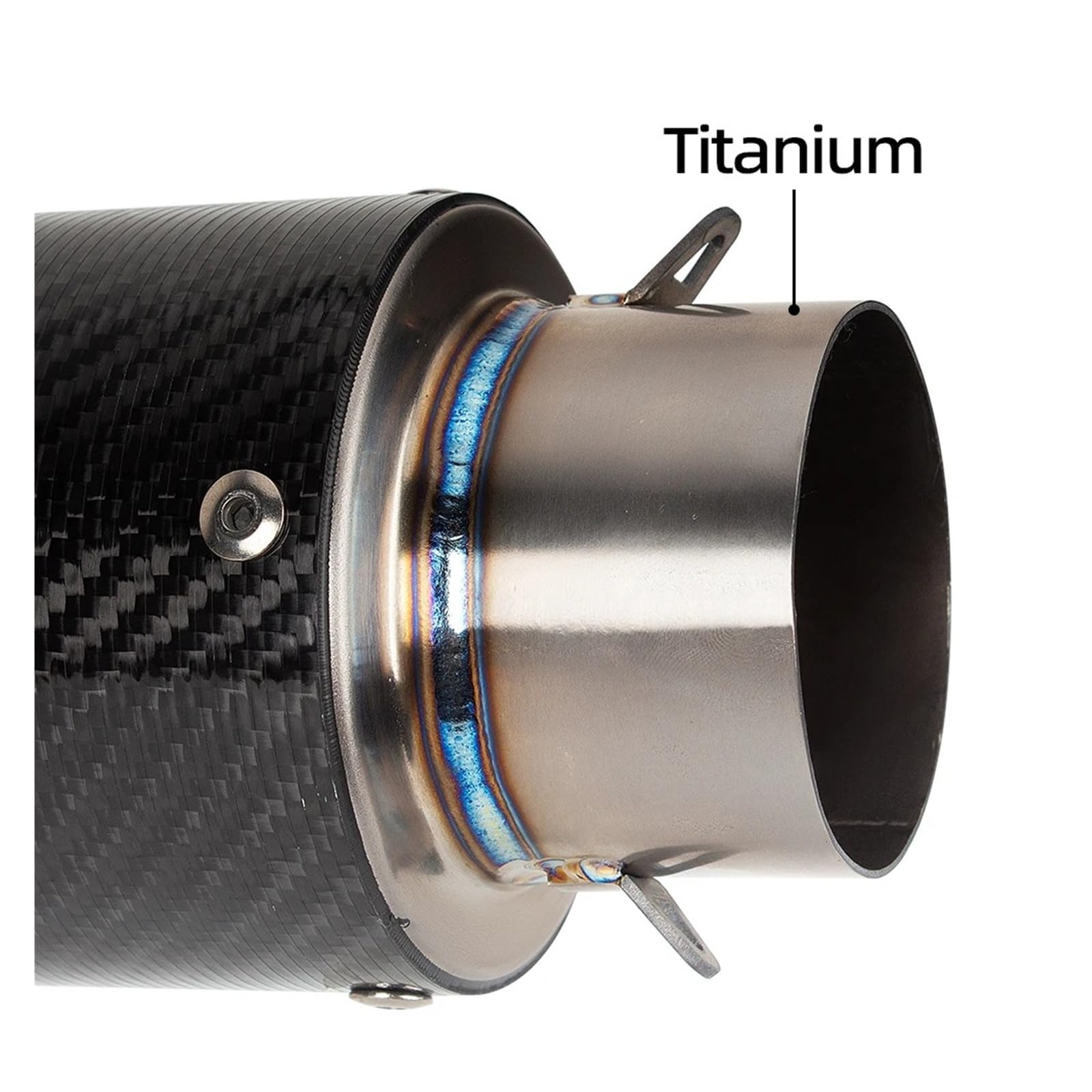 カーボンファイバー マフラー 本体 Amazon | 60mm ユニバーサルバイク用エキゾースト カーボンファイバー