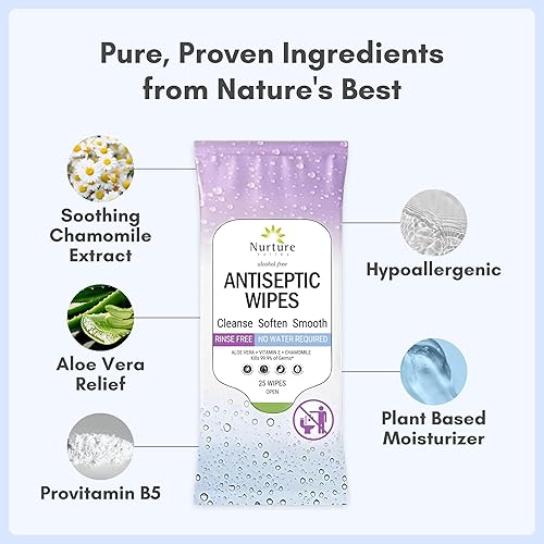 Miniatura 6 de Nurture AB Wipes Parent (25 unidades (paquete de 3))