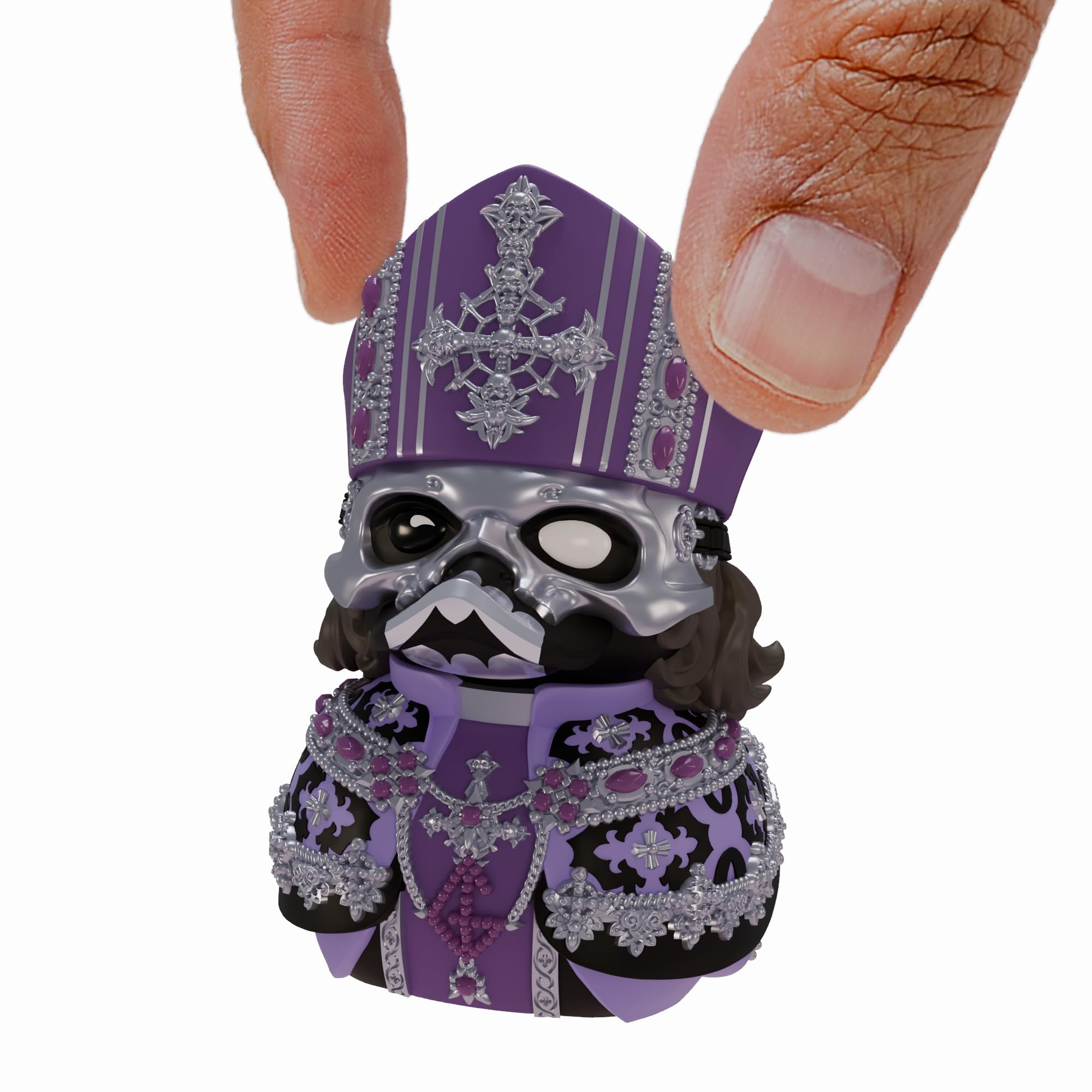 TUBBZ Mini: Ghost - Papa Perpetua V Cosplaying Rubber Duck Vinyl figure – Official Collectible for Fans of Ghost the band