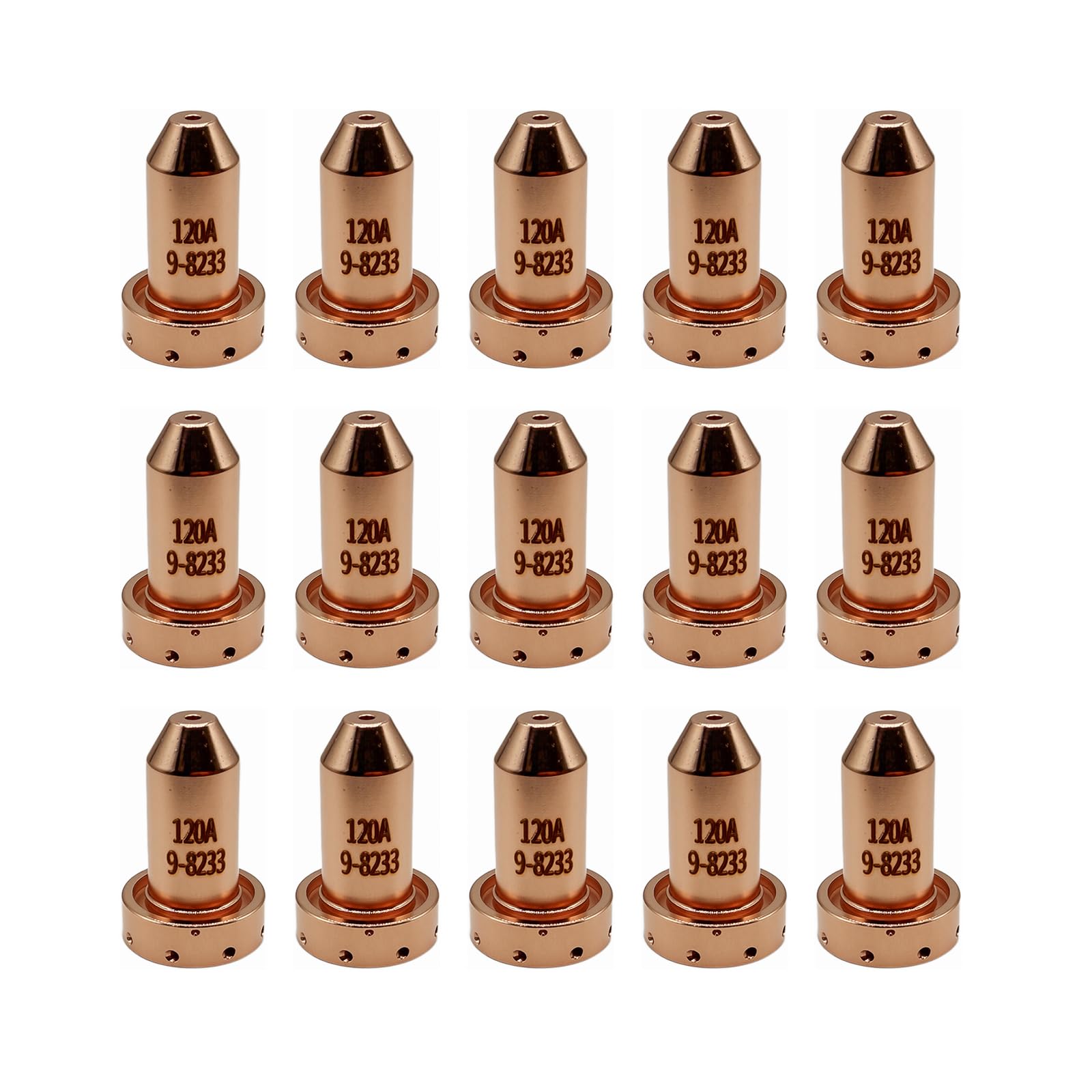 15Pcs 9-8233 Nozzle 120A Fit for Thermal Dynamics SL60/SL100 Plasma Cutting Torch Consumables