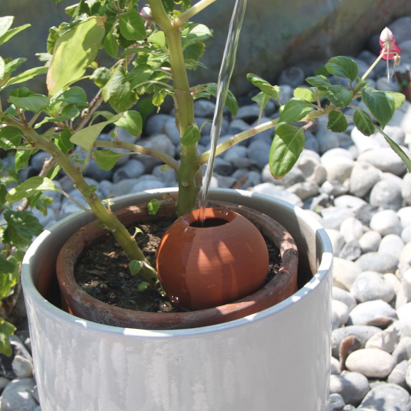 Coffret Cadeau 3 Ollas à Planter en Terre Cuite – Arrosage Autonome Écologique pour Plantes en Pot – Idée Cadeau Jardinage Originale - Fabrication française