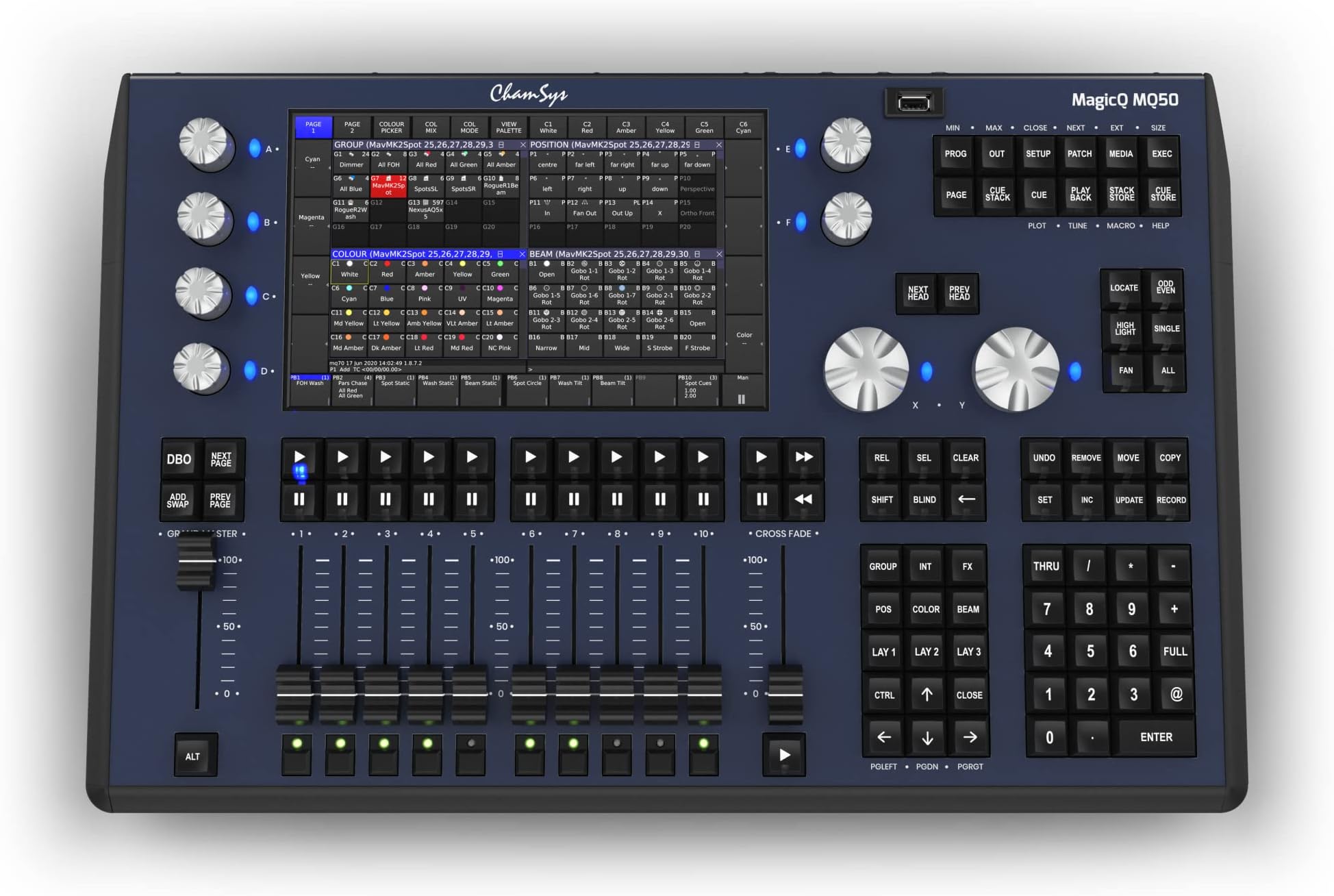 ChamSys MagicQ MQ50 Compact Lighting Consoles