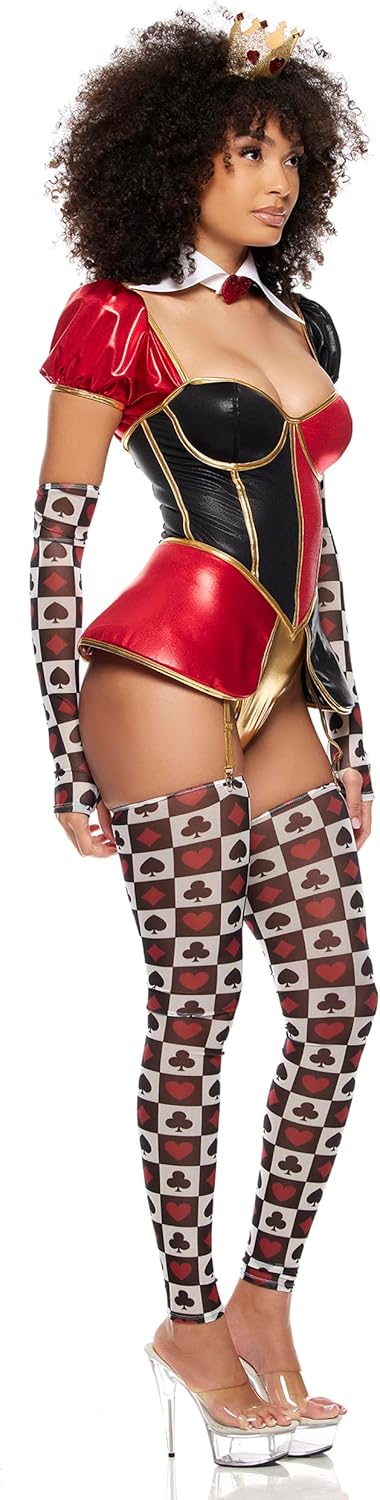 Forplay Women's Royal Hearts Storybook Costume, L/XL