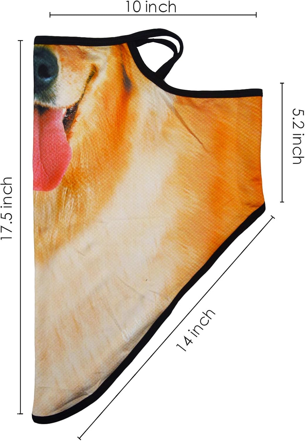 Obacle Neck Gaiter Face Mask with Ear Loops Bandana Face Mask Scarf Face Cover for Men Women - Image 5