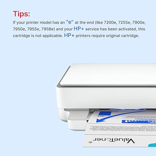 Miniatura 3 de Valuetoner Reemplazo para cartucho de tinta negra HP 64XL Cartucho de tinta negra 64XL para impresoras HP 64 XL Envy Photo 7858 7855 6255 6252 7158