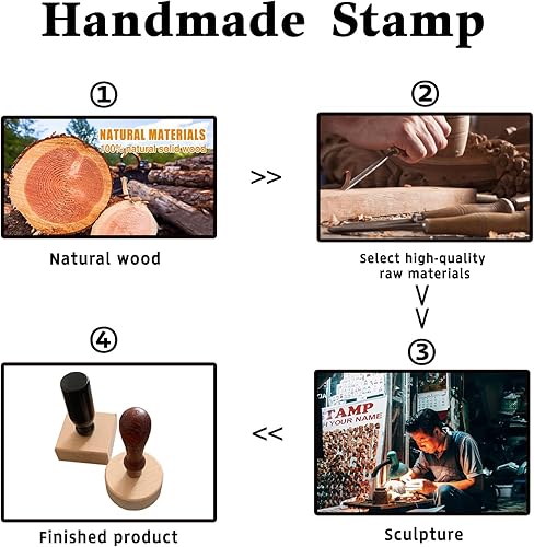 Miniatura 5 de Sello de goma personalizado con texto de logotipo, sellos personalizados de 12 tamaños con logotipo, crea tu propio sello para sello de dirección de