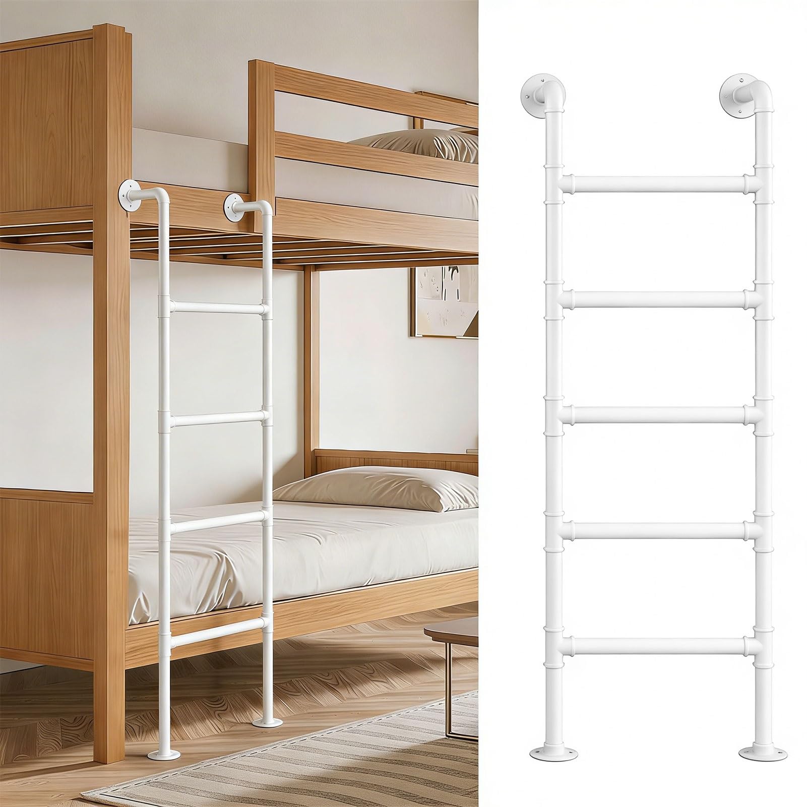 Échelle d'escalade pour camping-car et grenier, structure métal 140cm
