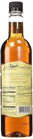 DaVinci Gourmet French Vanilla Sugar Free Syrup 25.4 FL OZ.