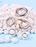 Vista 50 de Ocptiy 6G 8G 12G 14G 16G Anillos de tabique con bisagras Calibradores Túneles Tapones Pendientes Kit de estiramiento de acero quirúrgico con Juego