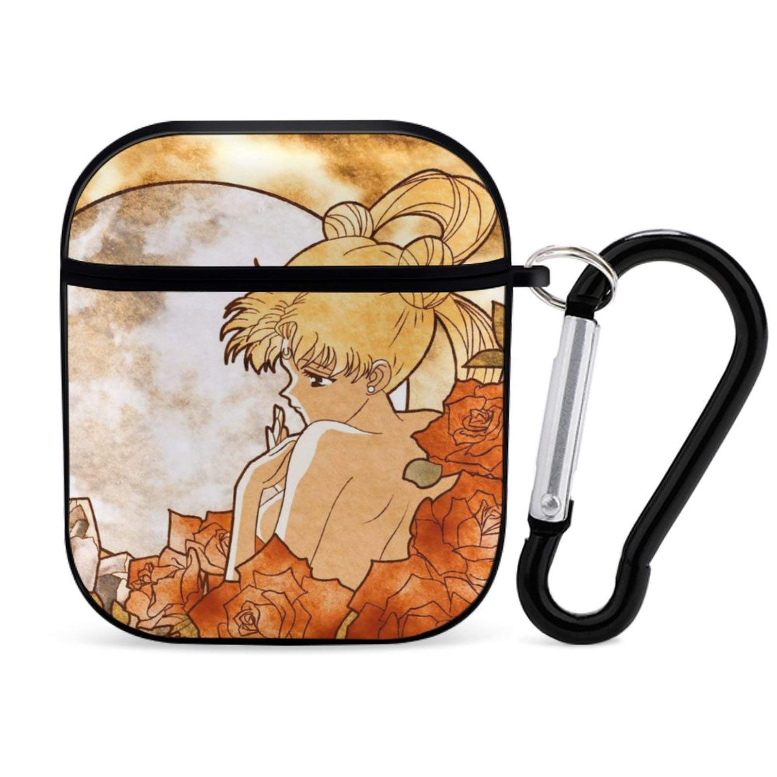 Amazon Co Jp 美少女戦士セーラームーン Airpods用保護シェル かわいい Airpods保護シェル エアロッドシリコンカバー 完全保護 防塵 防水 耐衝撃性 紛失防止 家電 カメラ