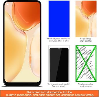 for Oppo A53 4G Screen Replacement for Oppo A53 4G LCD Display CPH2127 CPH2131 Screen Touch Digitizer Assembly Repair Parts with Frame