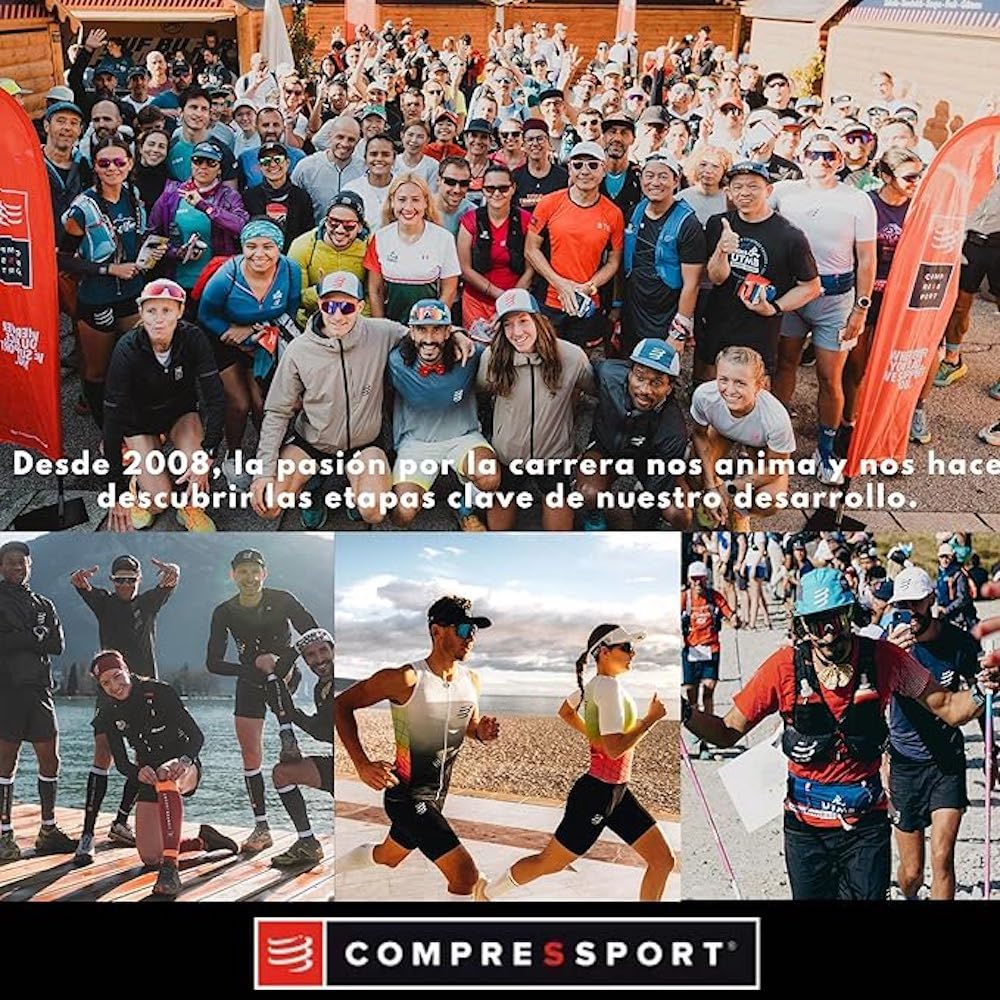Compressport Running Socks - Pro Racing Socks V3 Run High - Prevención de ampollas - Amortiguación y transpirabilidad - Correr y triatlón - Para entrenamiento y competición - Ligeros — view 6