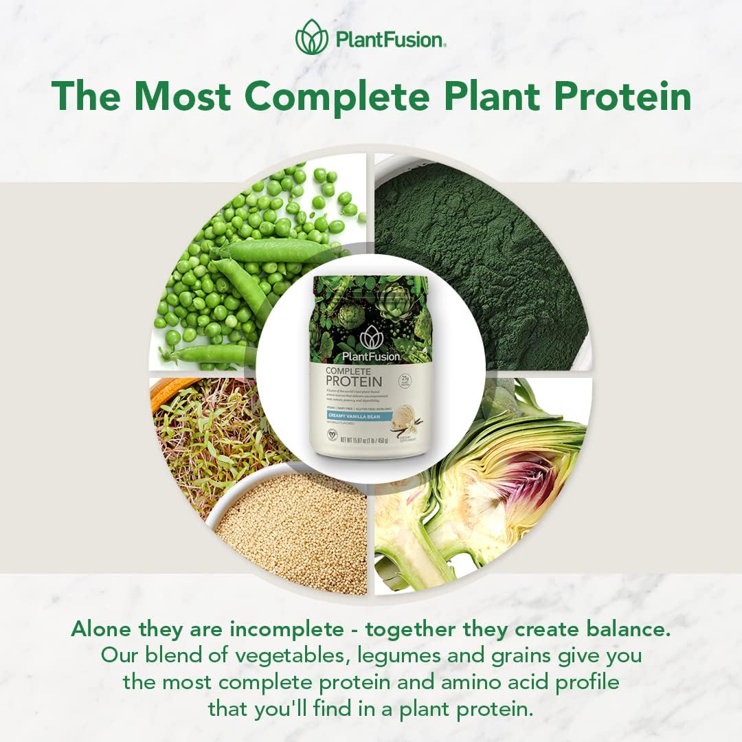 PlantFusion Complete Vegan Protein Powder - Plant Based Protein Powder with BCAAs, Digestive Enzymes and Pea Protein - Keto, Gluten Free, Soy Free, Non-Dairy, No Sugar, Non-GMO - Rich Chocolate 5 lb — Amazon image 24