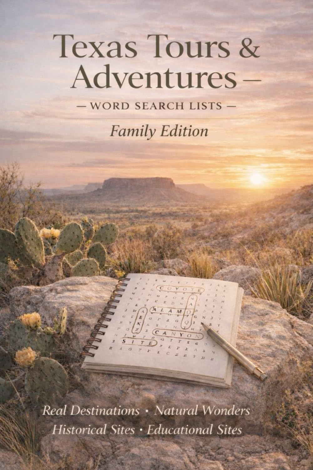 Texas Tours and Adventures Word Search