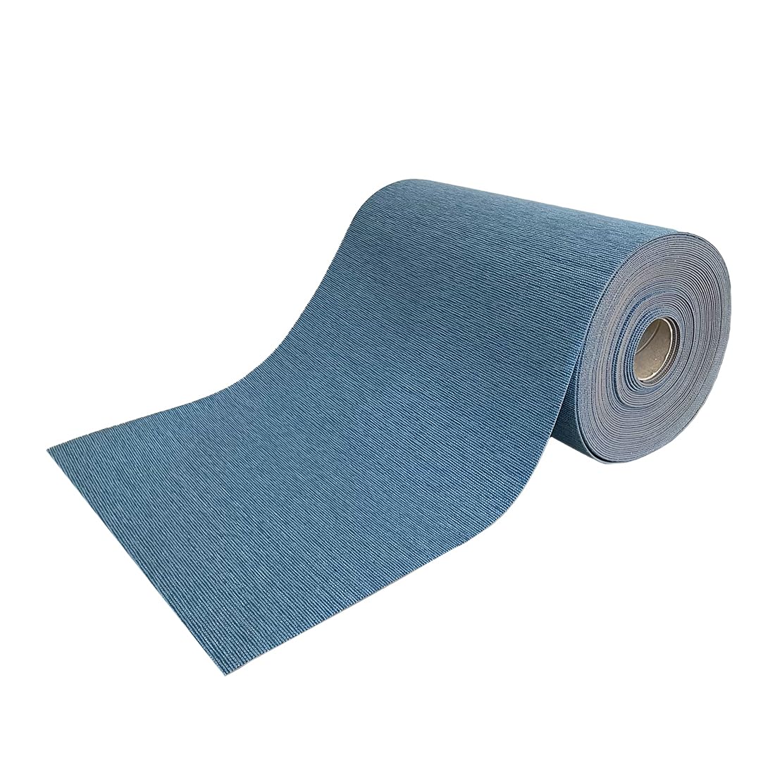 Acomoda Textil – Alfombra de Pasillo por Metros para Hogar y Oficina. Alfombra Larga, Antideslizante, Lavable y Acolchada de Cocina, Alfombrilla de Entrada, Comedor y Recibidor. (0,4 Metros, Azul)