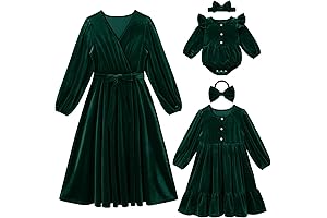 Enthralling Matching Mommy and Me Christmas Dresses for Festive Memories