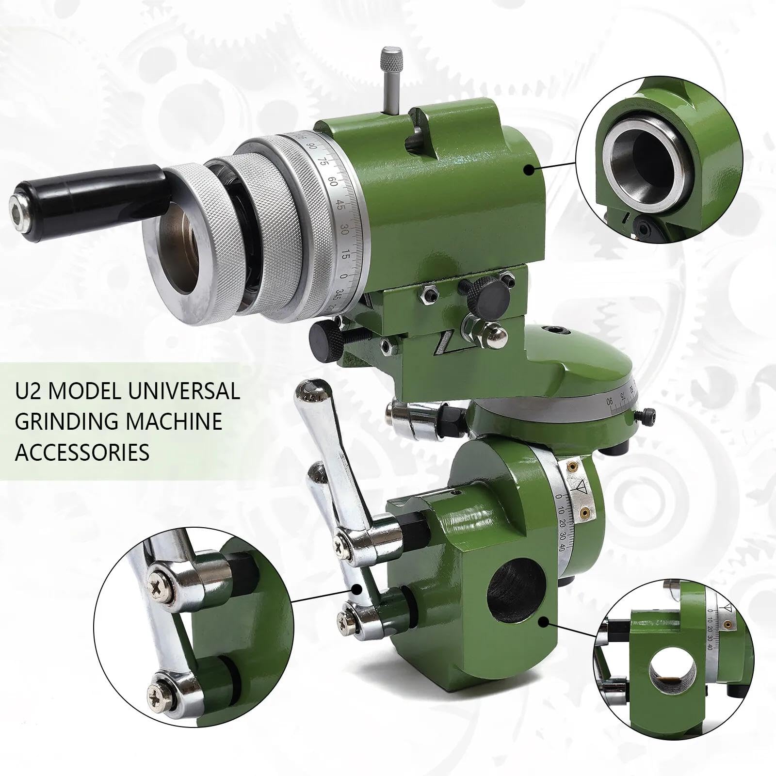 Afiladora multifunción U2, Soporte Universal para afilador de Cuchillas, Fresa de Extremo/Broca helicoidal, Soporte Universal multifunción para afiladora de 25 mm