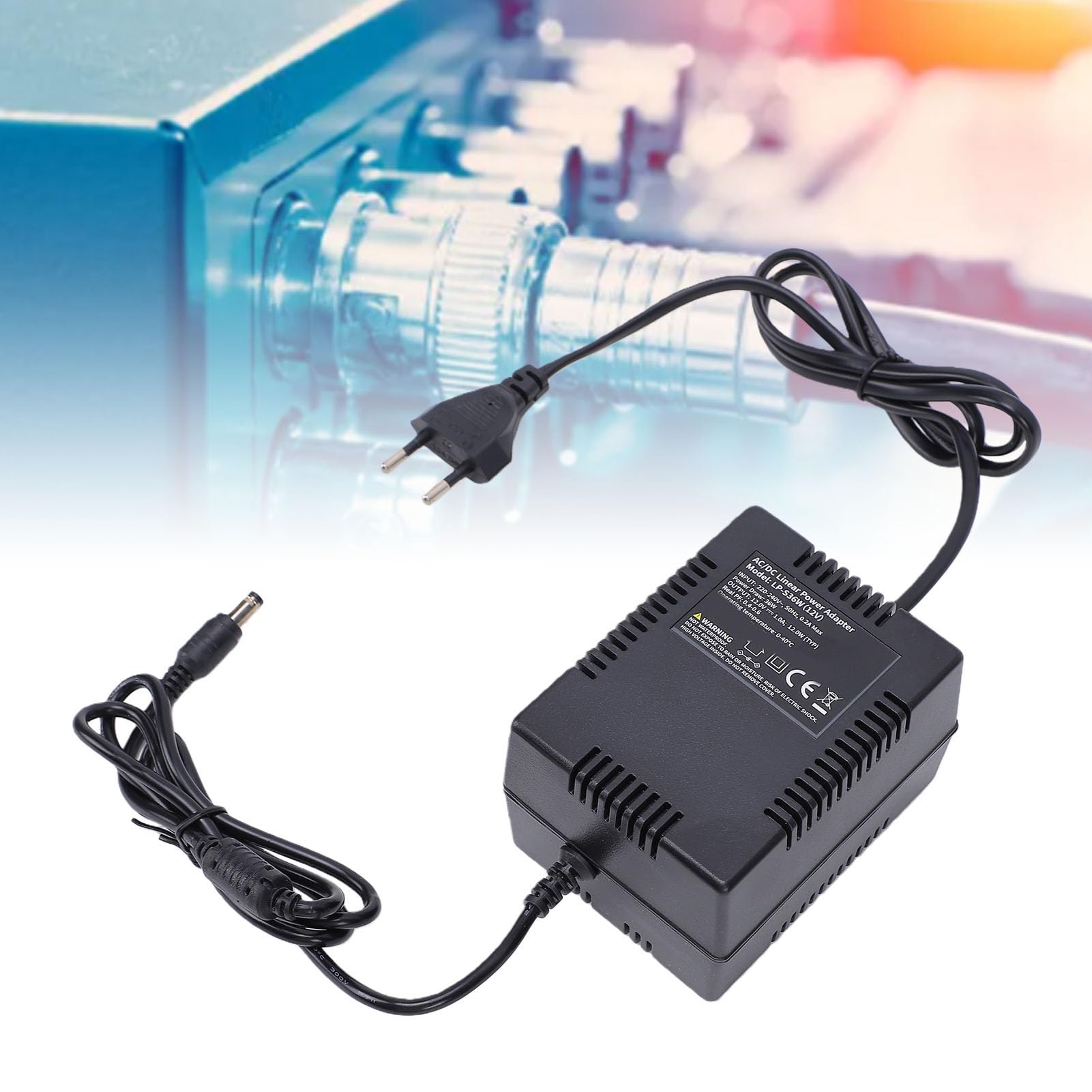 Tangxi Fuente de Alimentación Lineal 36W DC 1.5A Estéreo